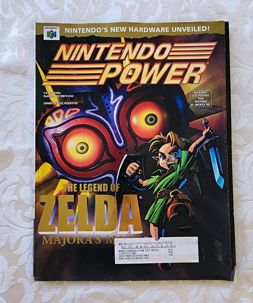 Nintendo Power May 2000 Vol 13 The Legend of Zelda: Majora's Mask Cover